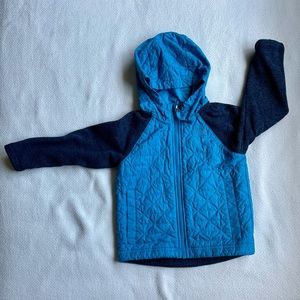 The North Face Boys 3T Quilted Sweater Fleece Jacket